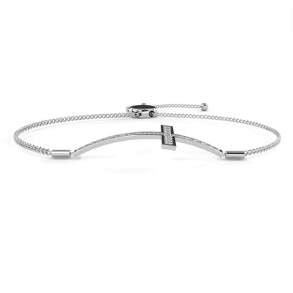 Adjustable Crystal Cross Bracelet – Elegant Faith-Inspired Jewelry