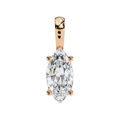 Marquise Diamond Pendant Necklace