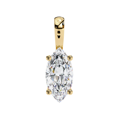 Marquise Diamond Pendant Necklace