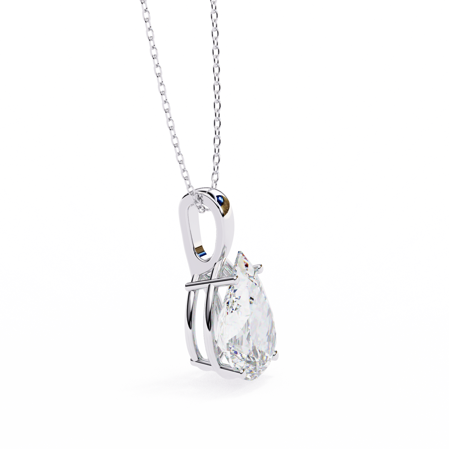 featuring a beautiful teardrop-shaped pendant that adds elegance to any outfit