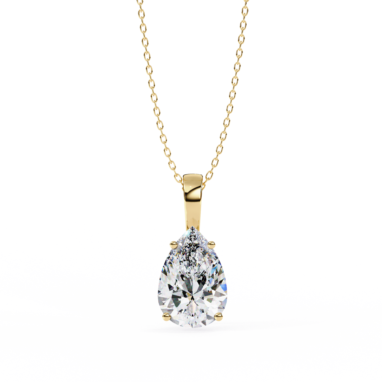 featuring a beautiful teardrop-shaped pendant that adds elegance to any outfit
