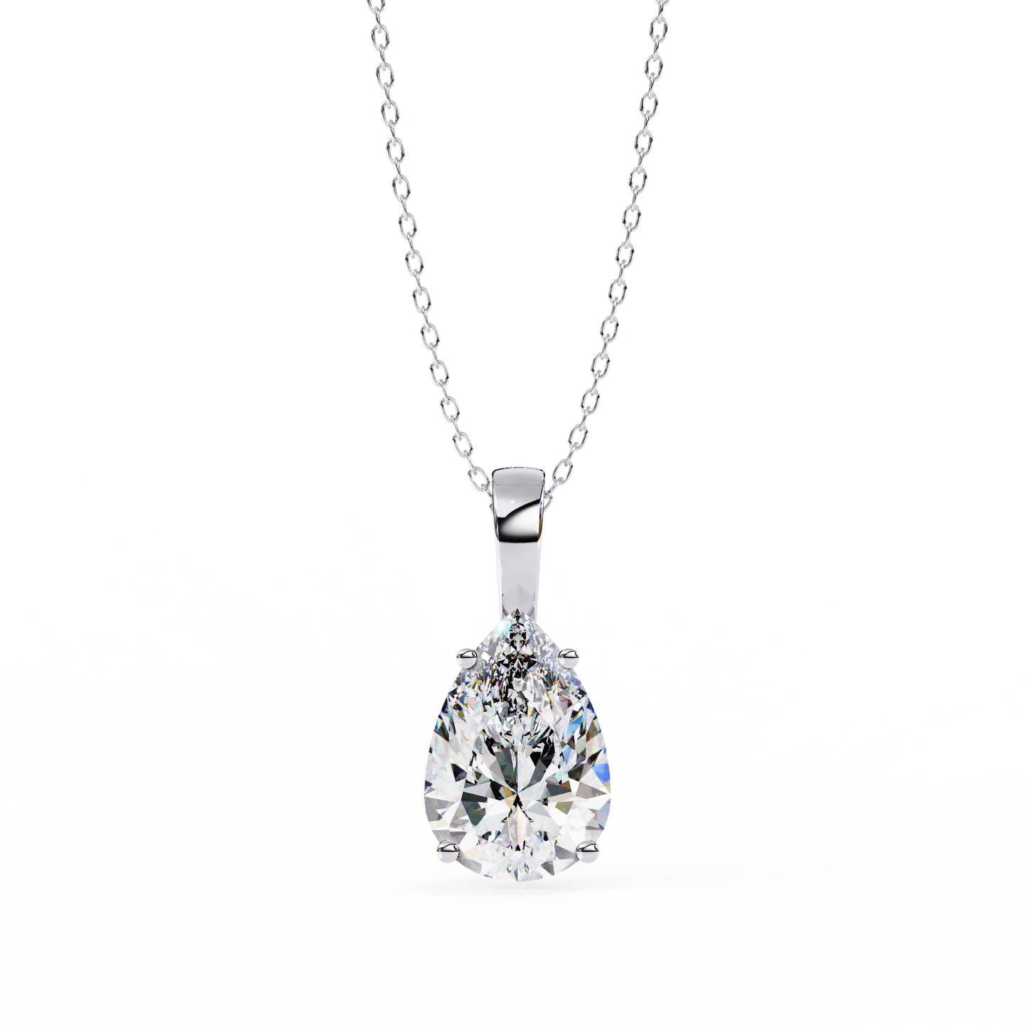 featuring a beautiful teardrop-shaped pendant that adds elegance to any outfit
