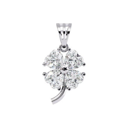 Exquisite Heart-Shaped Diamond Pendant| Timeless Elegance