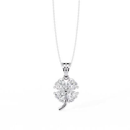 Exquisite Heart-Shaped Diamond Pendant| Timeless Elegance