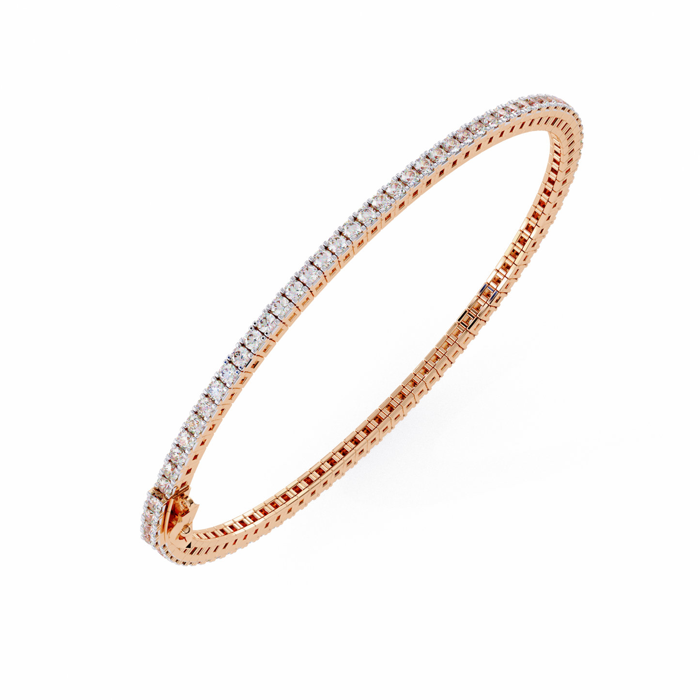 elegant diamond tennis bracelet featuring sparkling round-cut diamonds in a timeless design