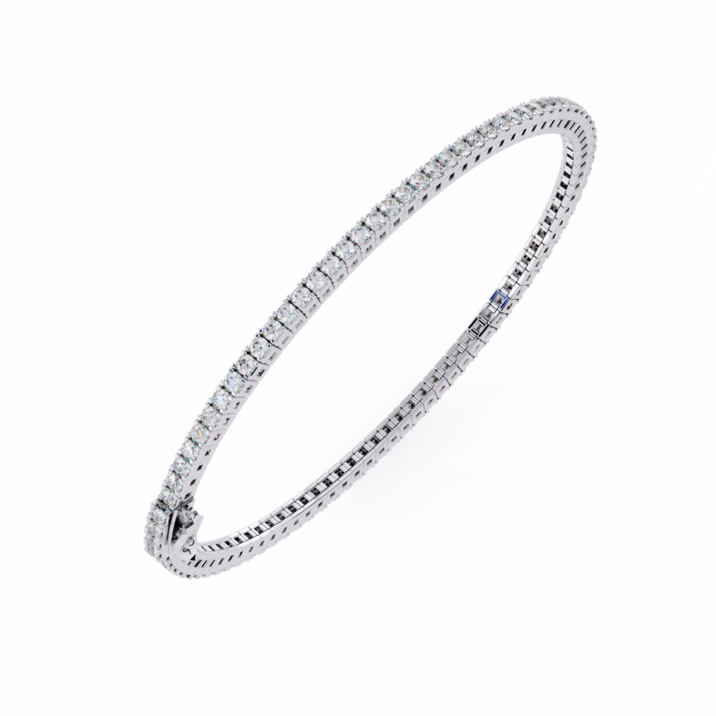 elegant diamond tennis bracelet featuring sparkling round-cut diamonds in a timeless design