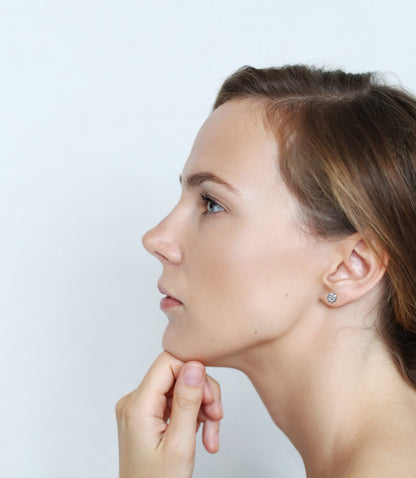 Classic Round Brilliant Diamond Stud Earrings